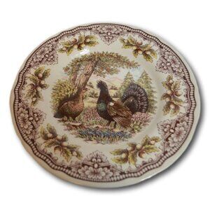 Royal Stafford Game Birds Collectible Plate With Nature Scene Set x 6 - NEW